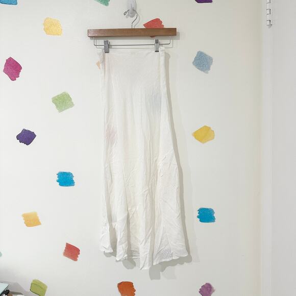 XS Free People Intimately Sweet On You Bias Half Slip Cream Ivory Skirt NWT - Picture 4 of 6